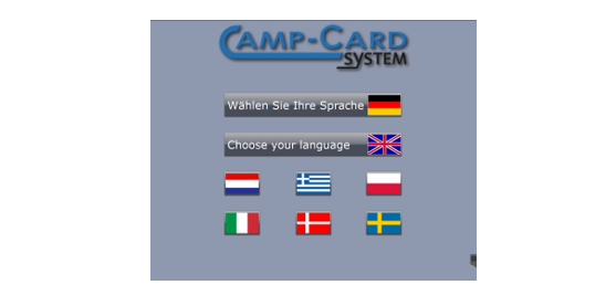 Camp-Card Terminal Screenshots